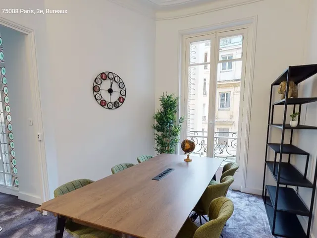 Bureau privé 4 postes à louer - Paris 8e (Haussmann) - photo 2