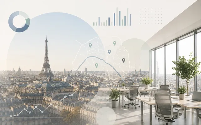 Observatoire des bureaux flexibles à Paris