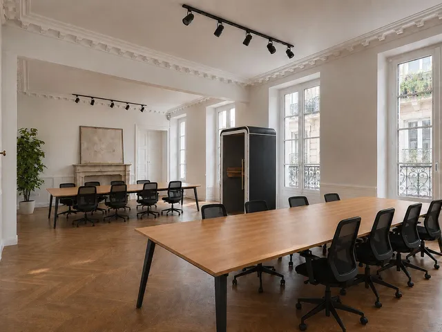 Bureau indépendant 28 postes à louer - Paris 8e (Ponthieu) - photo 4