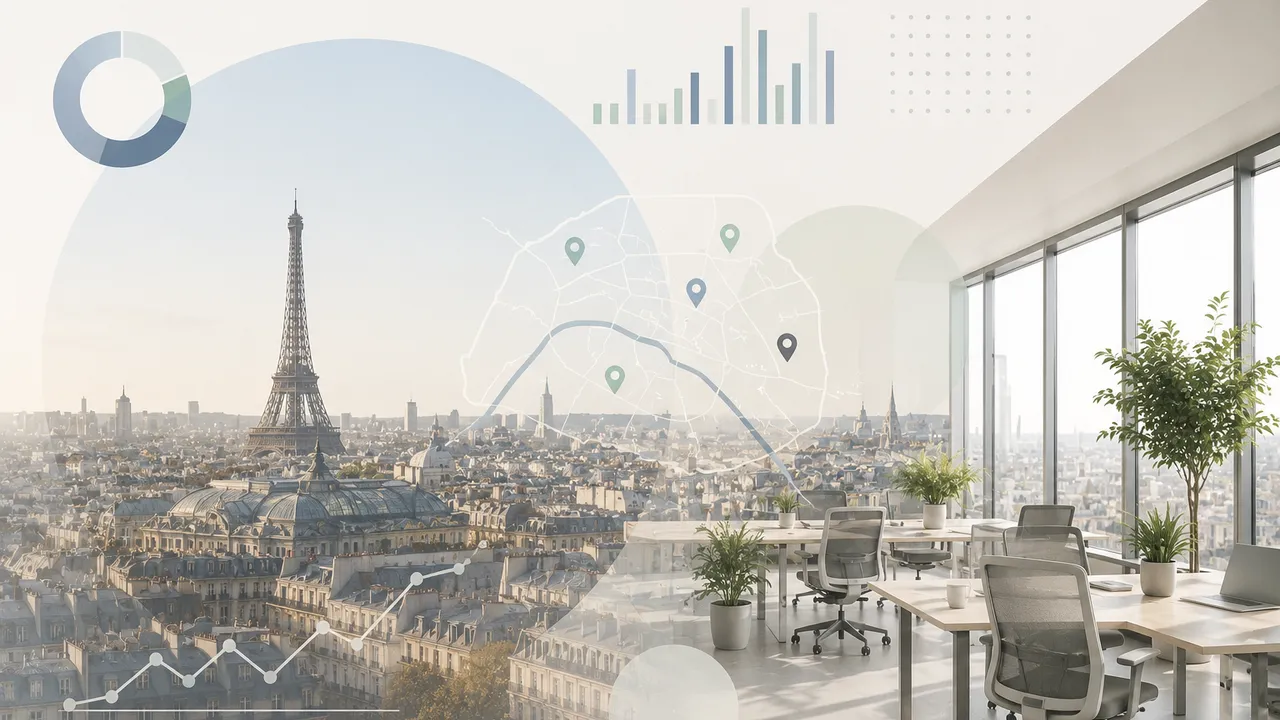 Observatoire des bureaux flexibles à Paris