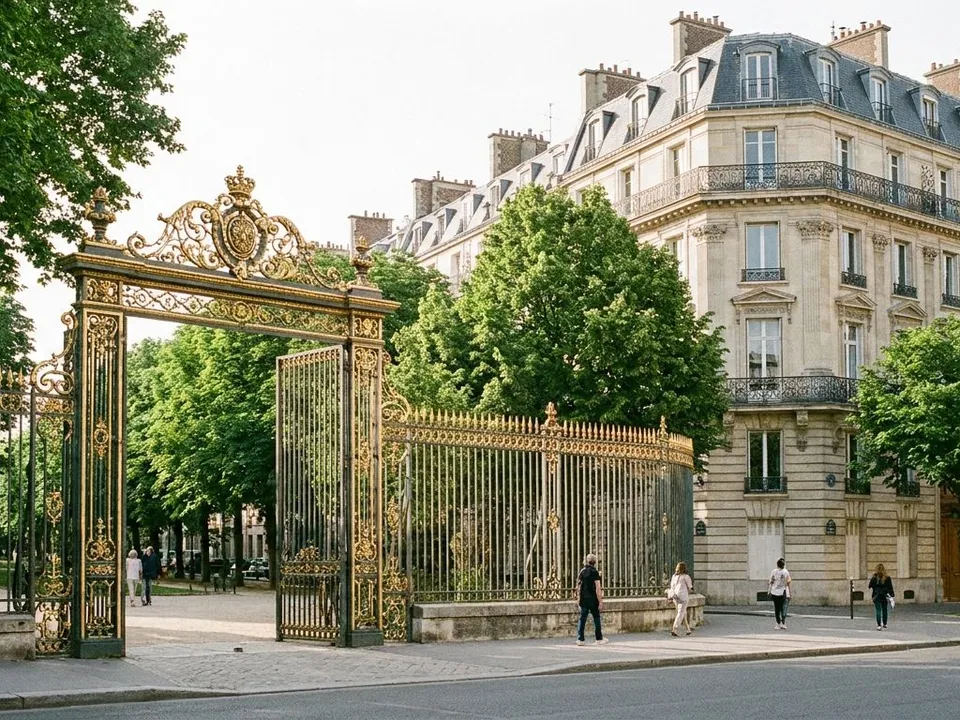Le parc Monceau, quartier Monceau, Paris 8e